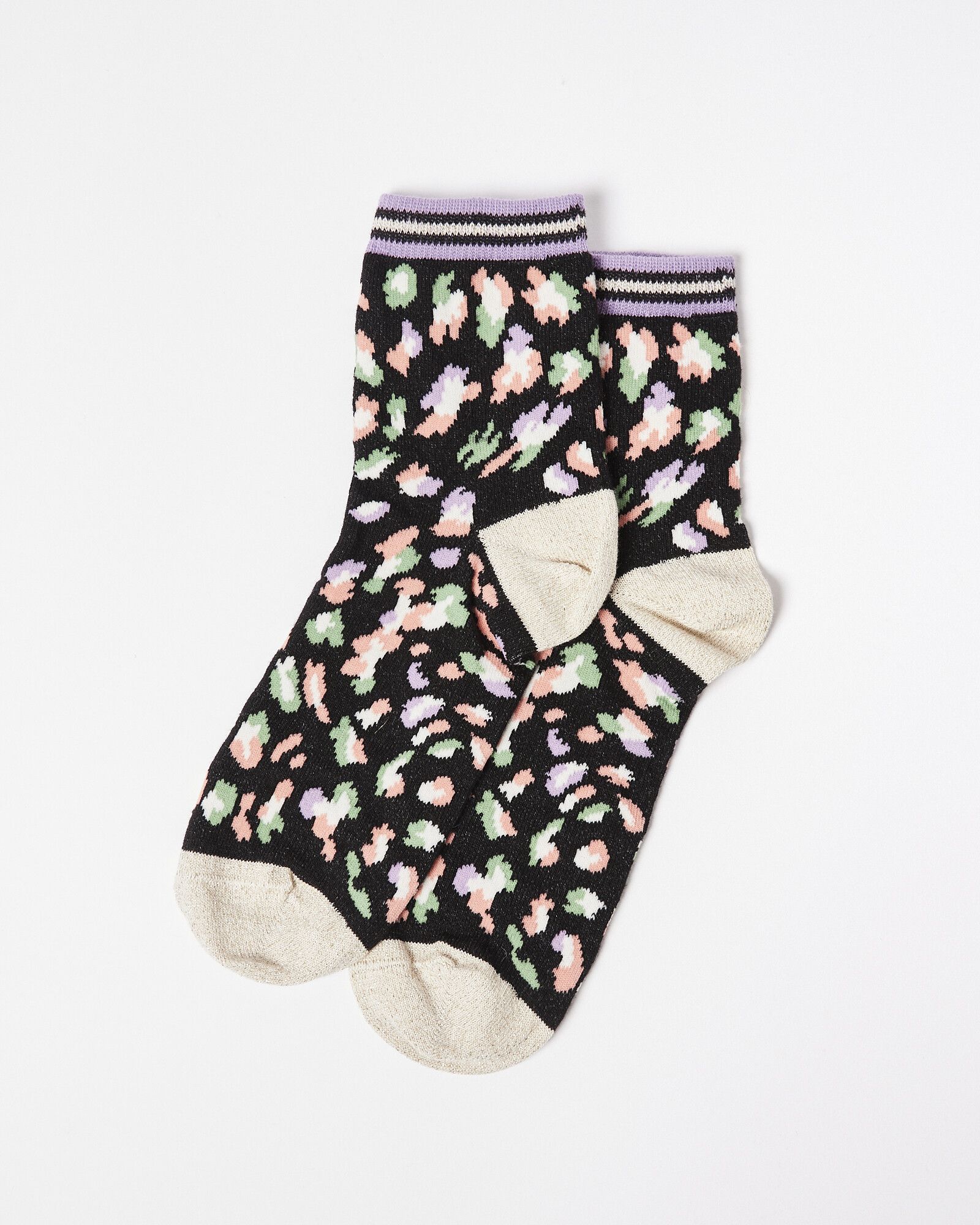 Animal Print Black, & Ankle Socks | Bonas