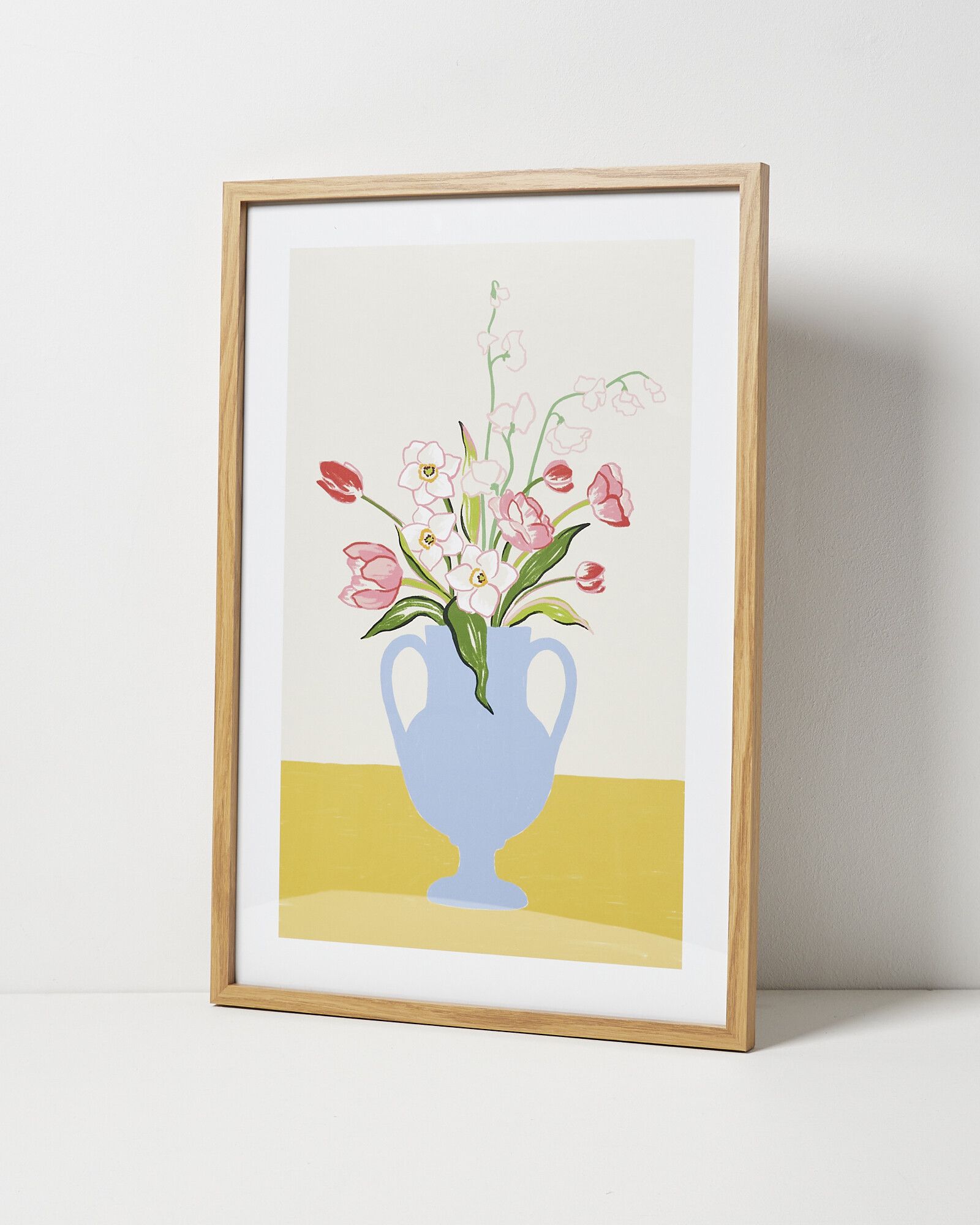 Vase Framed Wall Art Oliver Bonas