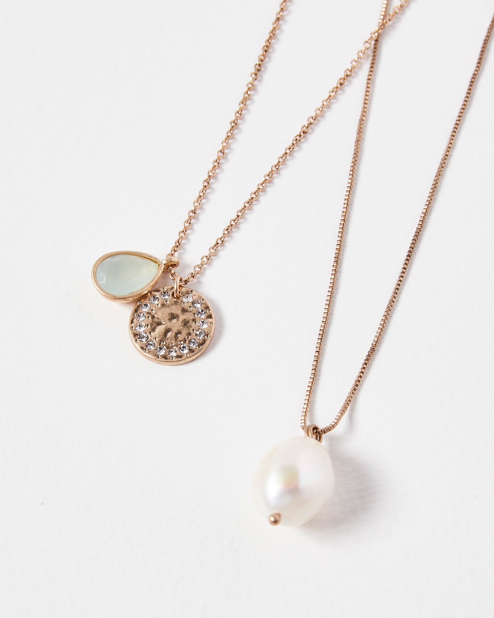 Oliver bonas pearl necklace deals
