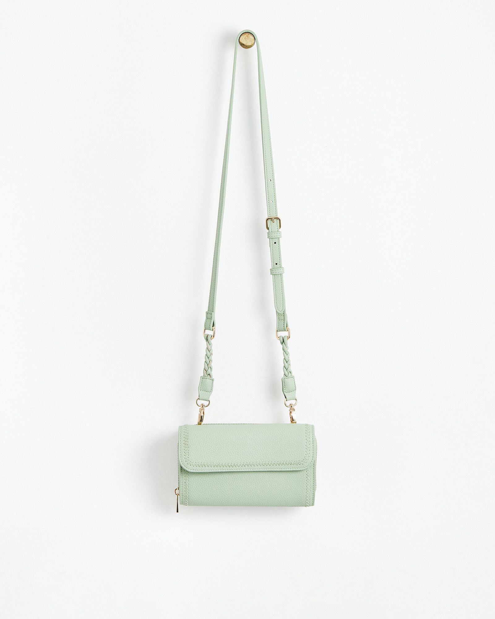 Oliver Bonas - Bright bags for sunny, spring walks 1436884, Gia Piped  Green Camera Crossbody Bag Small, 1437850, Kamora Pink Tubular Crossbody Bag  Small, 1420418