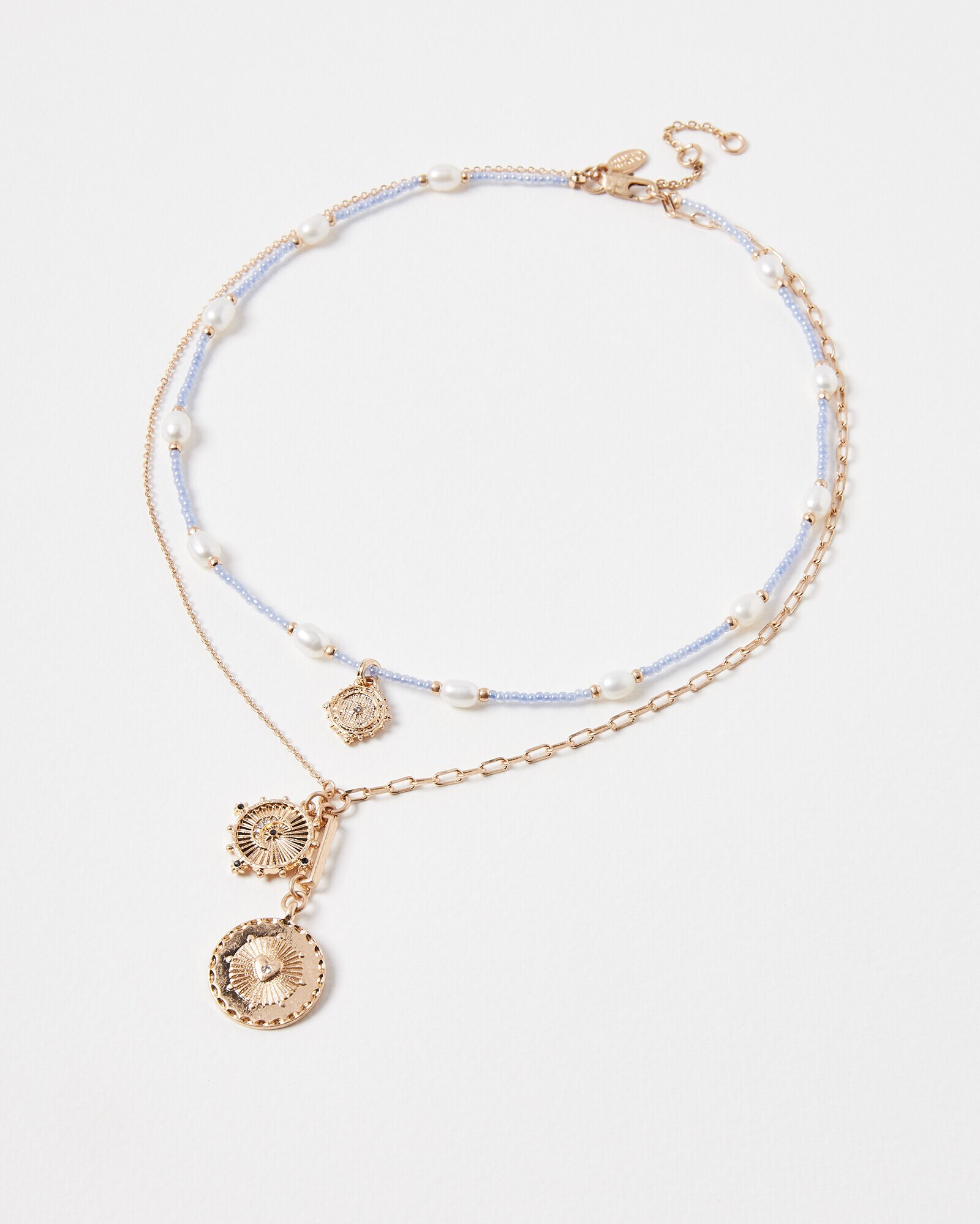 Oliver bonas deals layered necklace