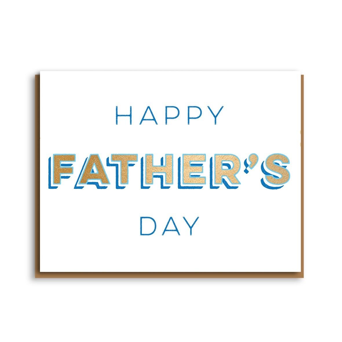 Happy Father's Day Foil Father's Day Card | Oliver Bonas