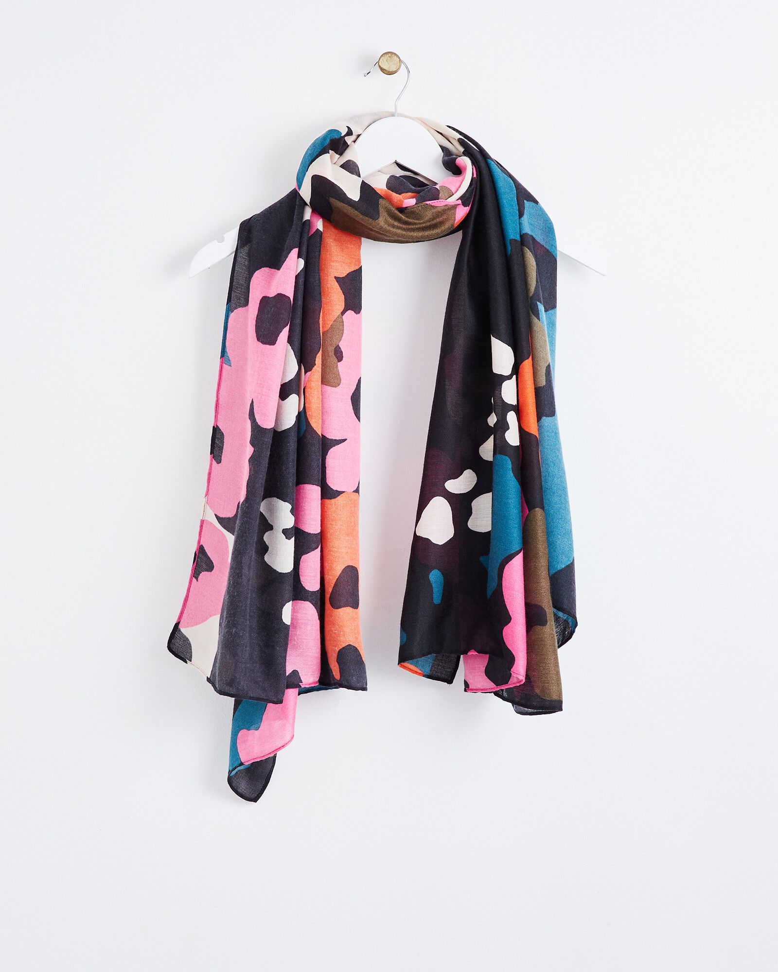 Abstract Floral Lightweight Scarf