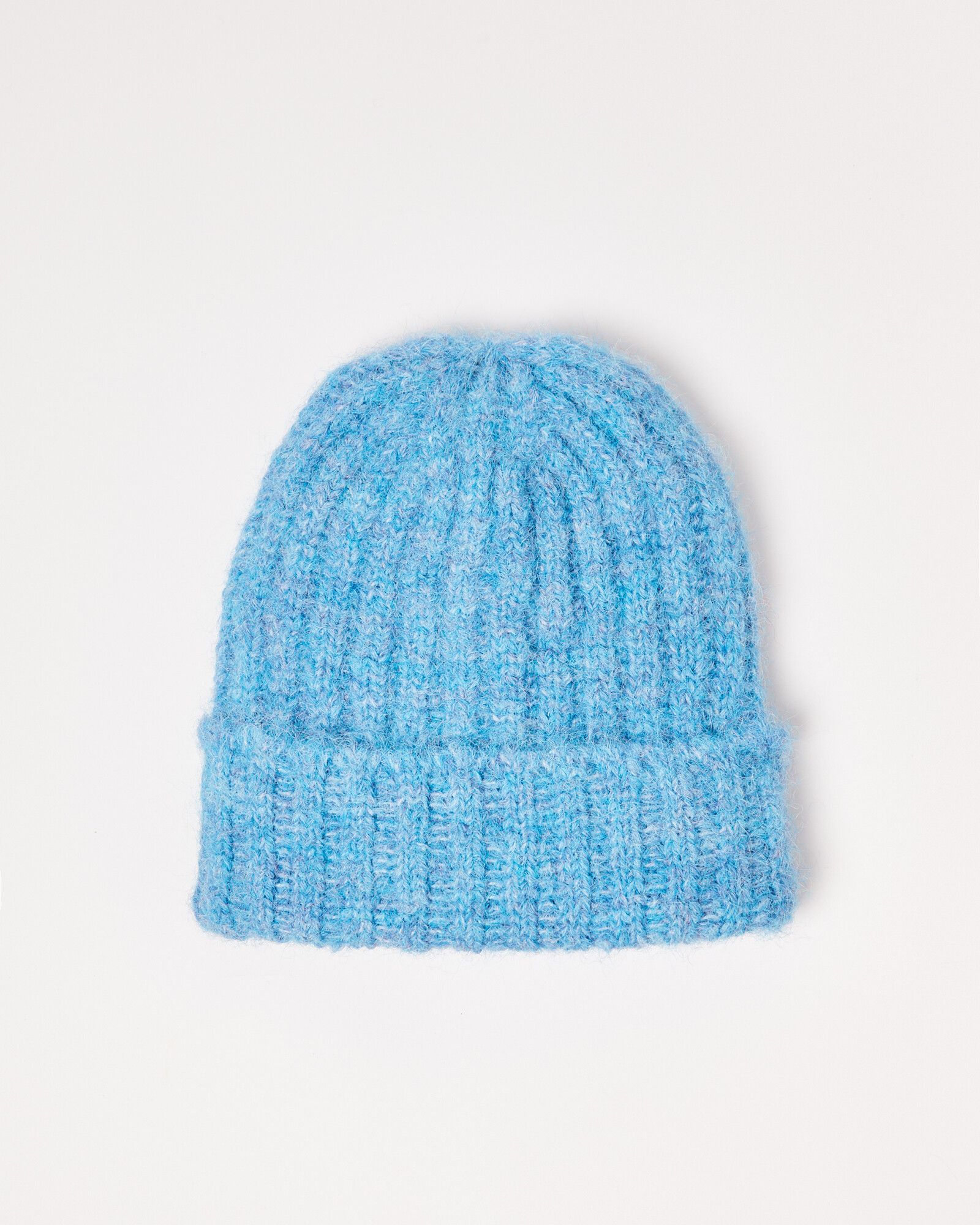 Blue store knit hat