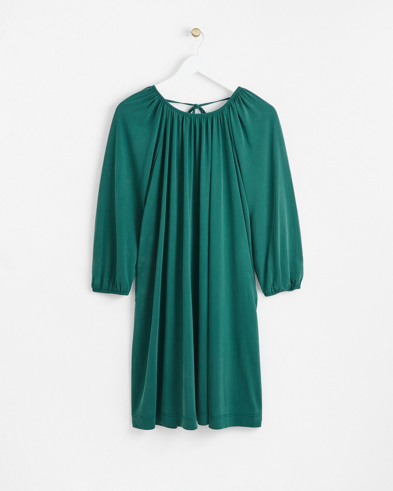 Swing Green Mini Dress | Oliver Bonas