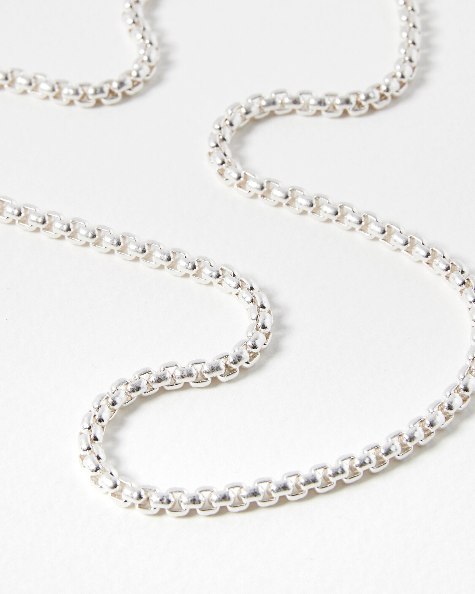 Trinity Silver Chain Gold Nugget Charm Short Necklace Oliver Bonas