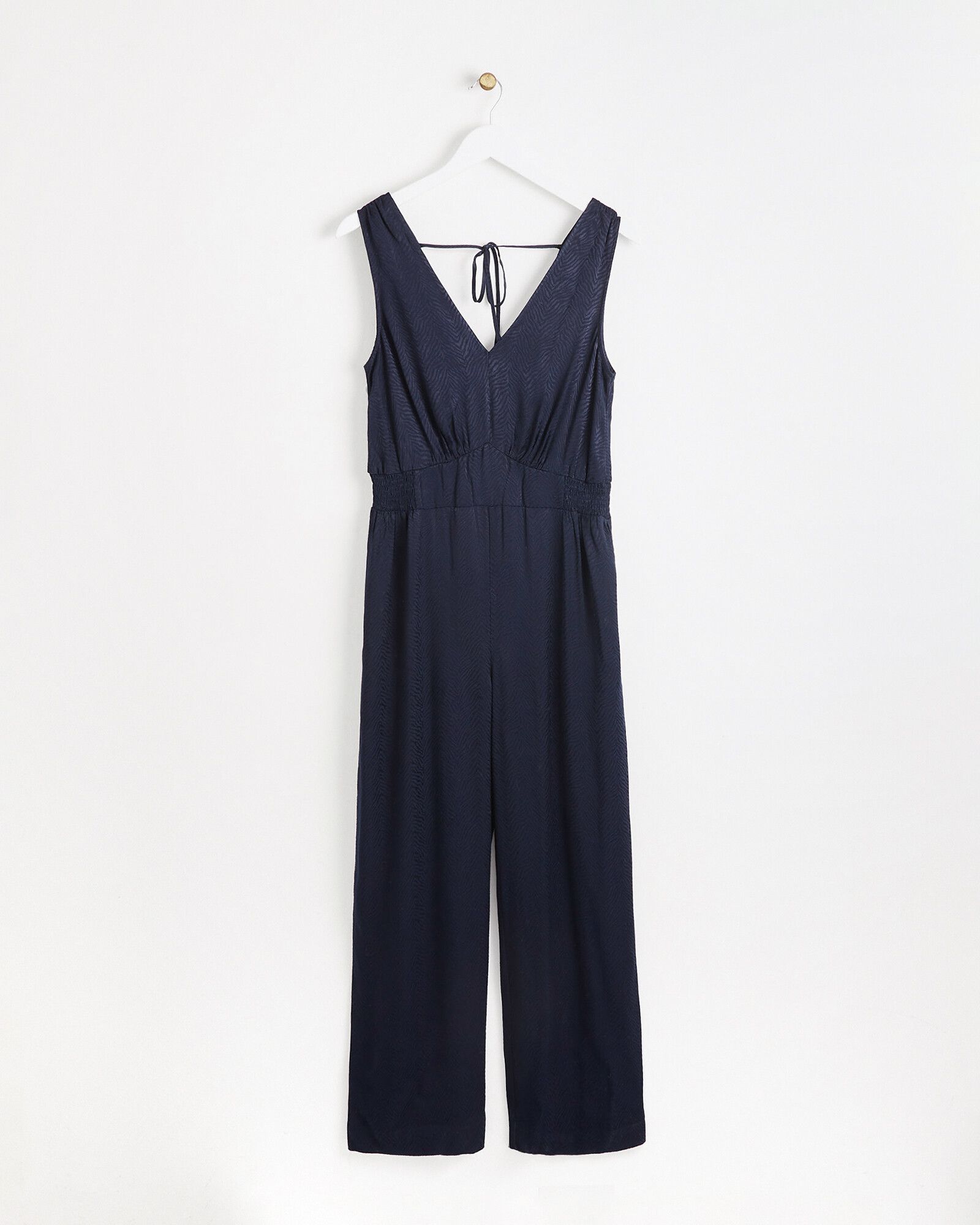 Oliver bonas store navy jumpsuit