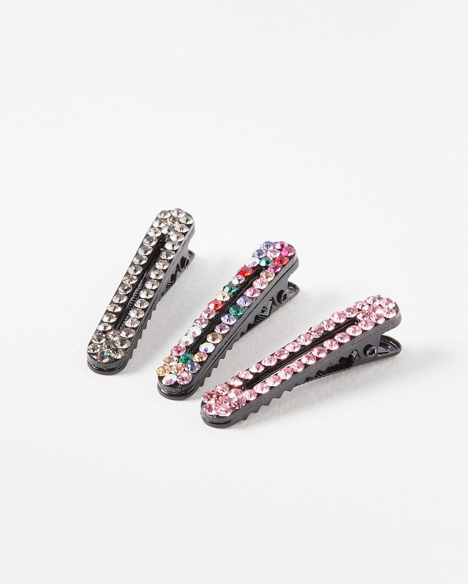 Alegria Sparkle Mismatch Mini Hair Clips Pack of Three Oliver Bonas