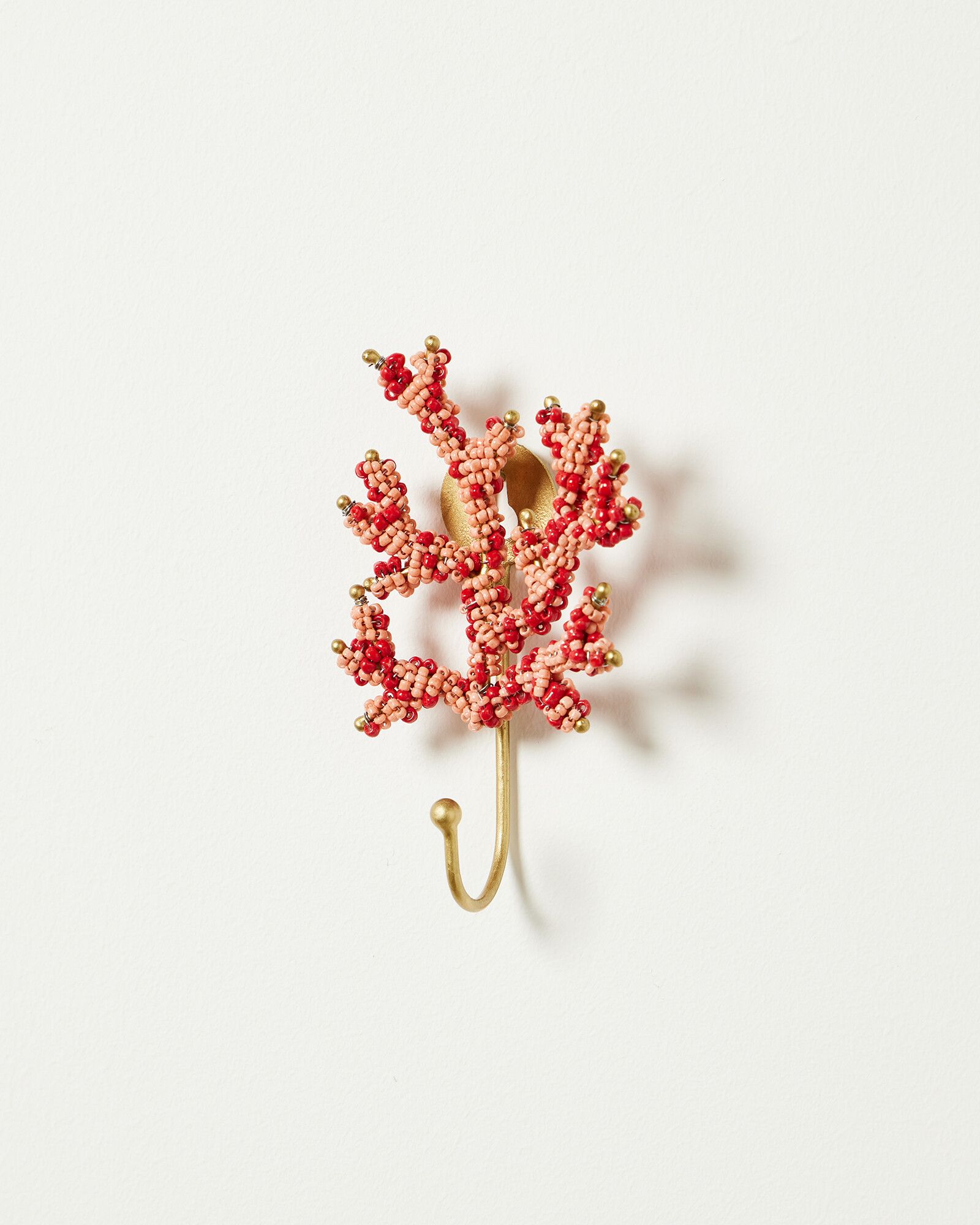 Coral Beaded Hooks Oliver Bonas US