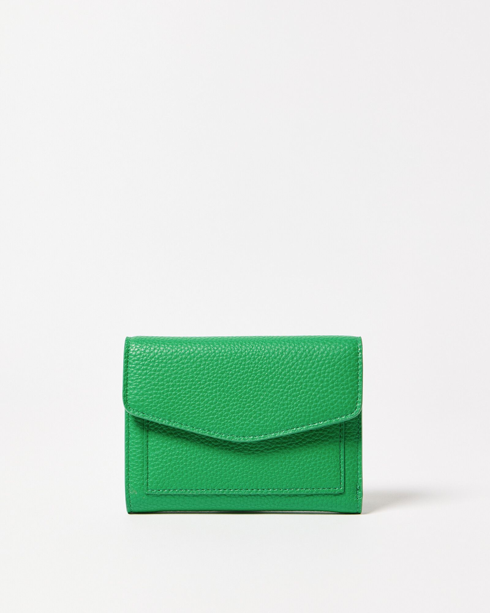 Adi Green Fold Over Purse | Oliver Bonas