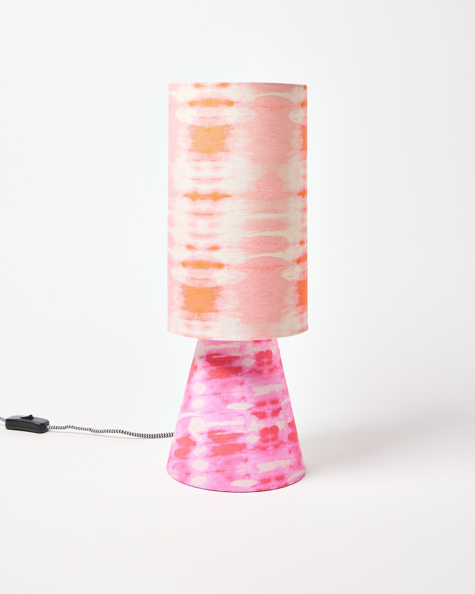 Pink Tie Dye Desk Table Lamp Oliver Bonas