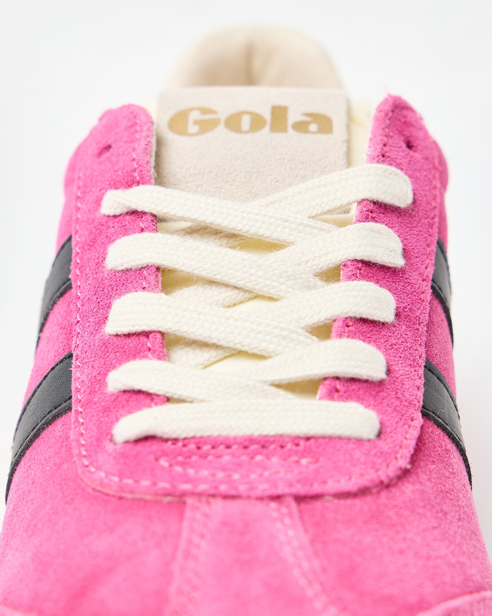 Gola Elan Fuchsia Pink Suede Trainers Oliver Bonas