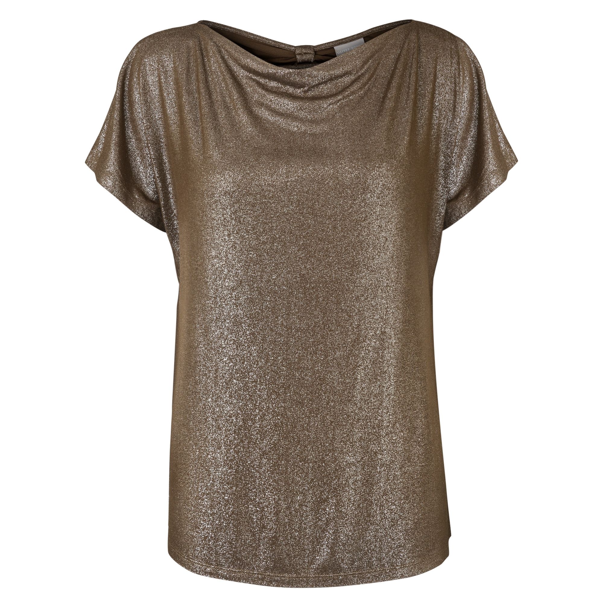 Raw Foil Metallic Top | Oliver Bonas