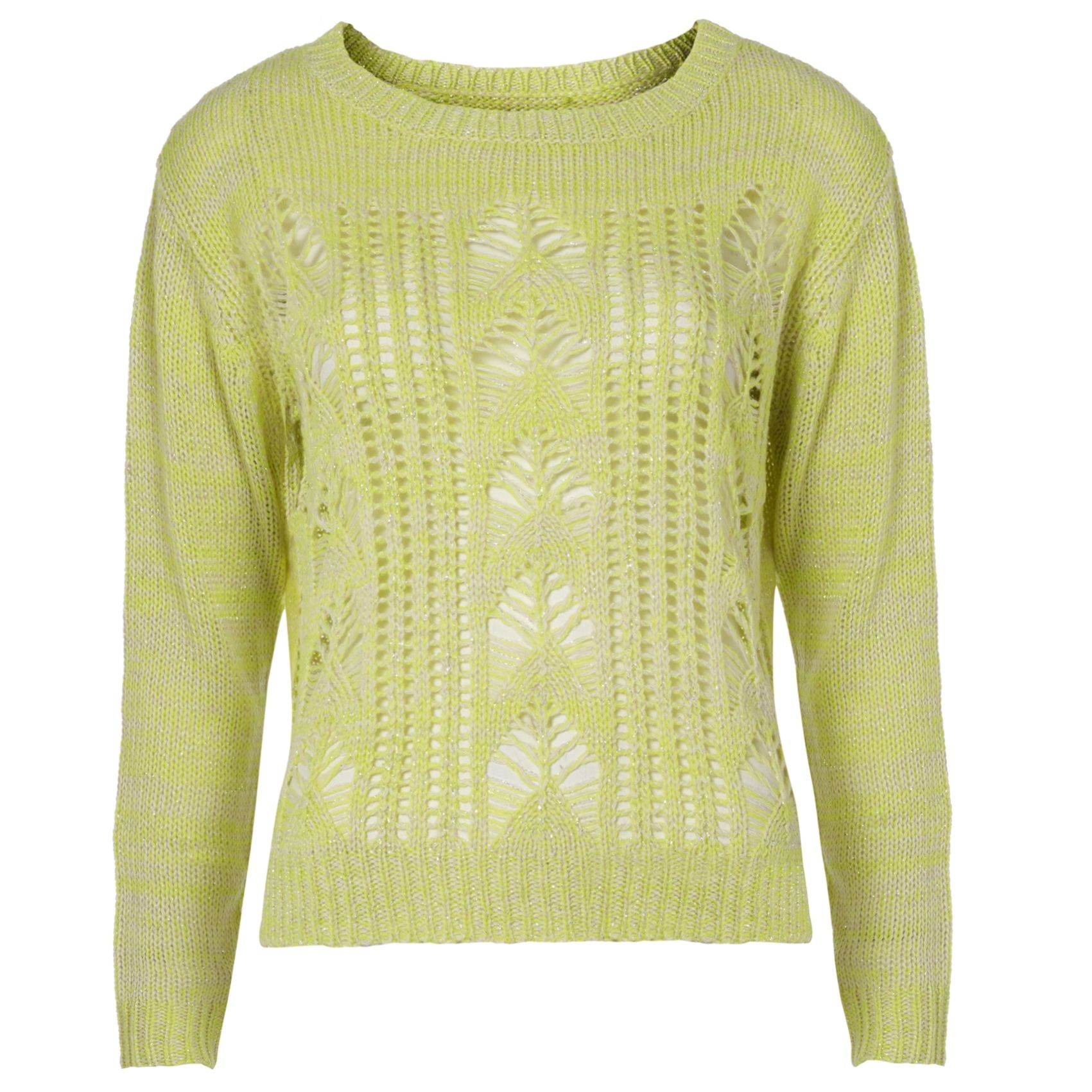 Ladder Lace Knit Jumper Oliver Bonas