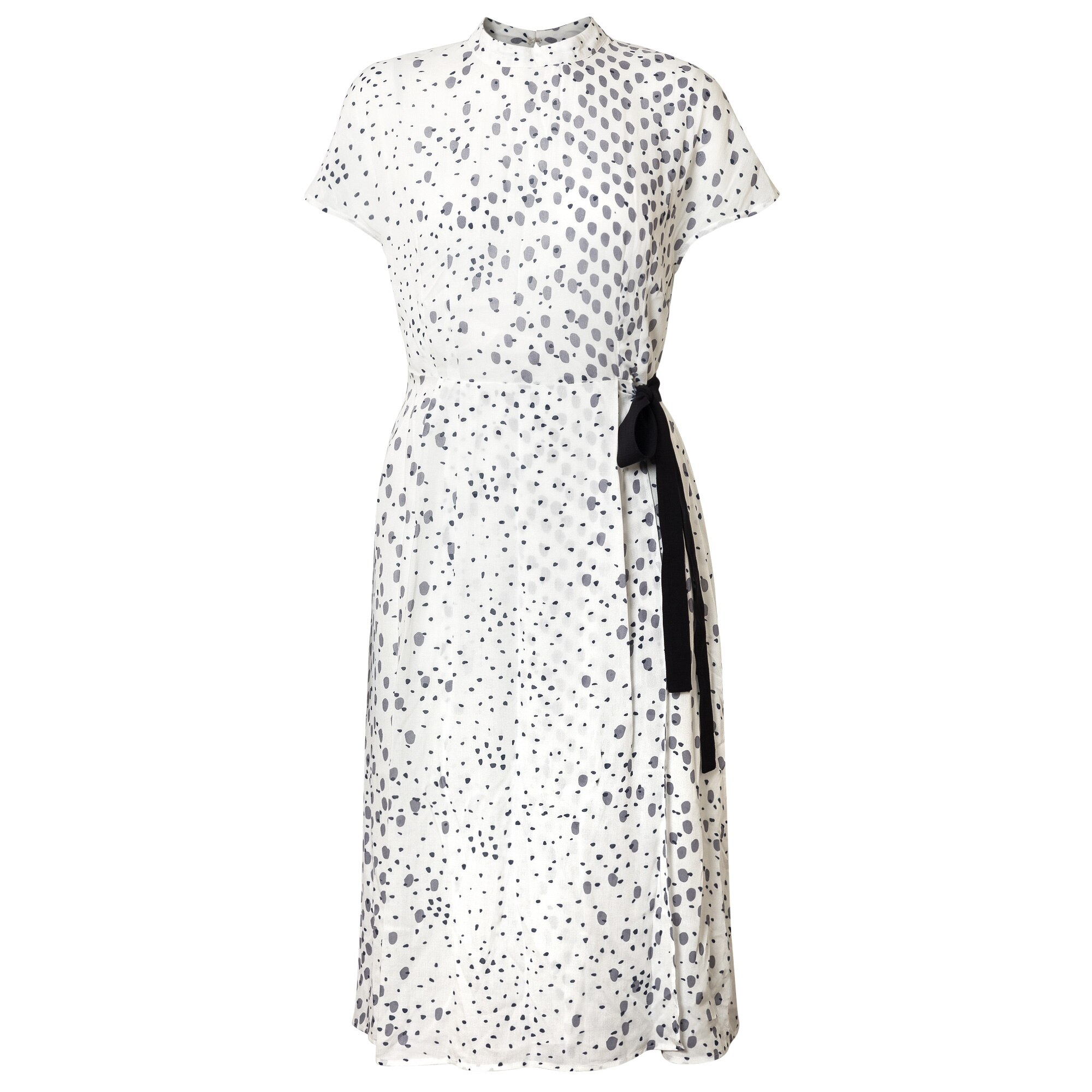 oliver bonas polka dot dress