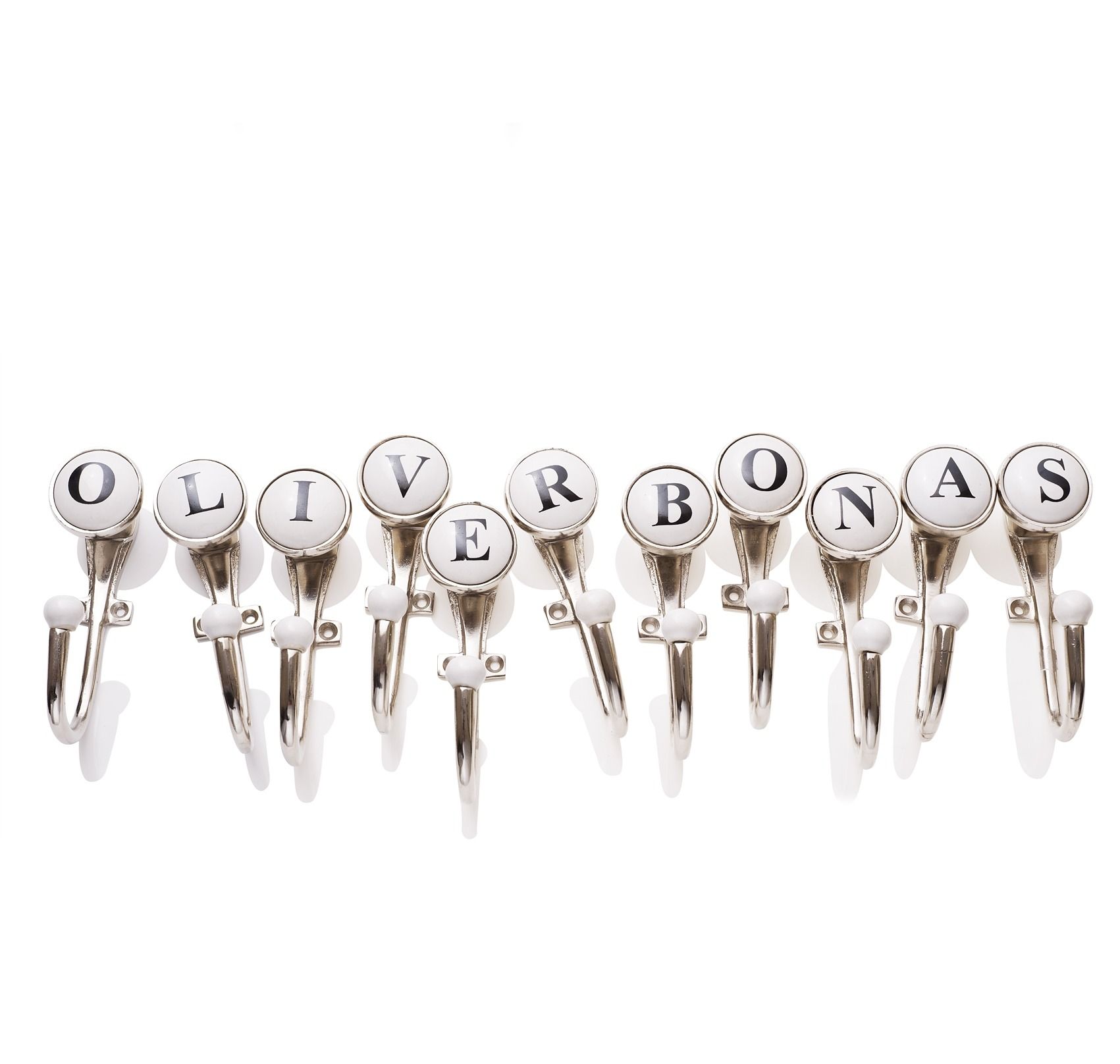 wrought iron letter hooks