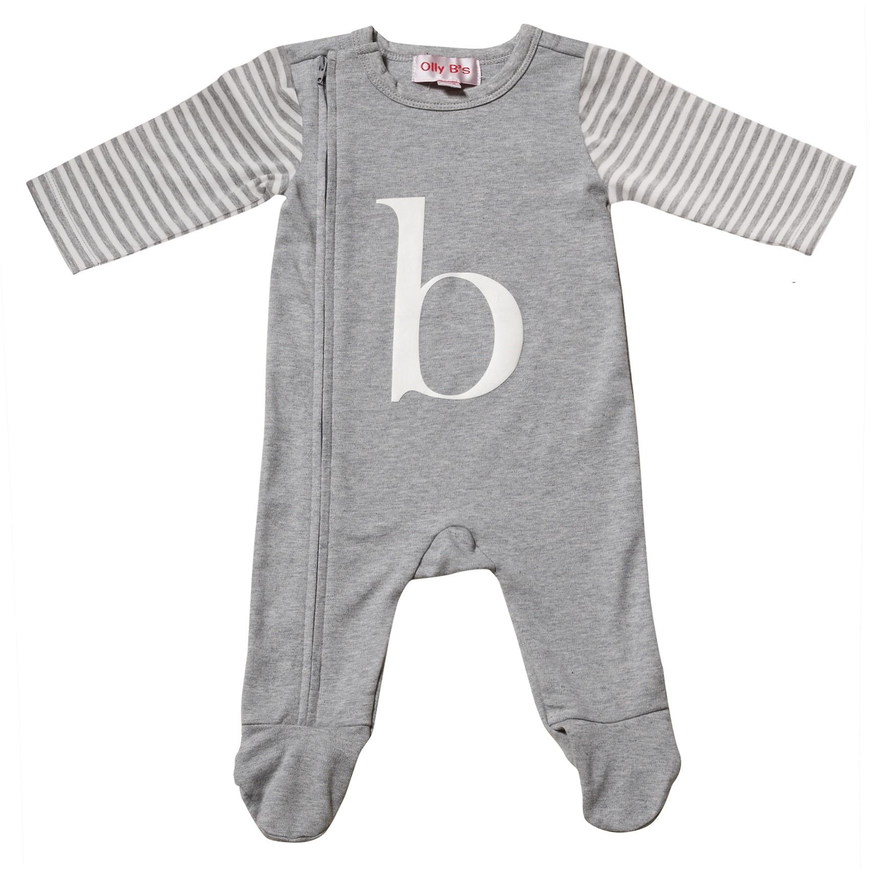 Olly B's Alphabet Sleepsuit | Oliver Bonas