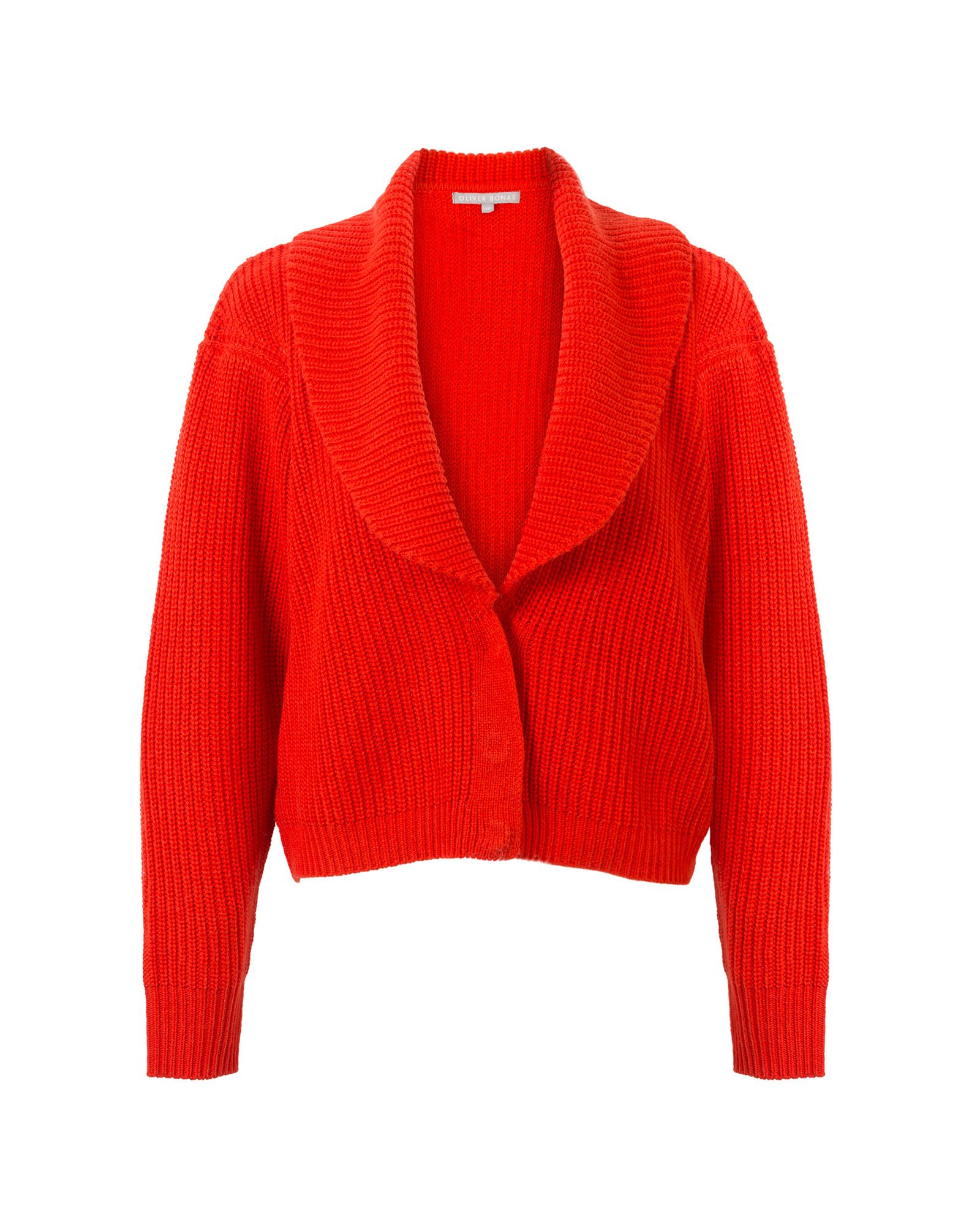 Dulcet Cropped Shawl Collar Cardigan | Oliver Bonas