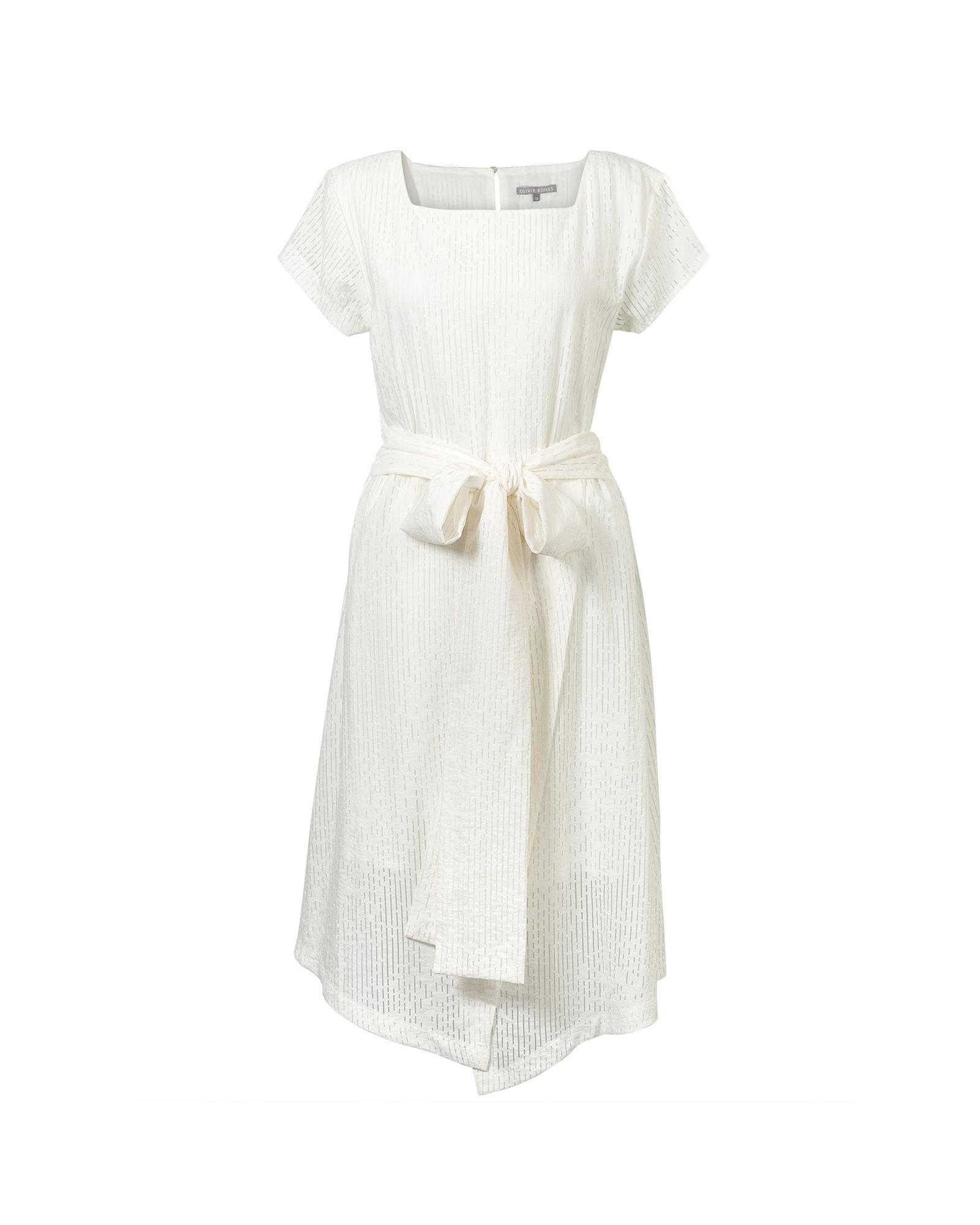 Peace Burnout White Midi Dress | Oliver Bonas