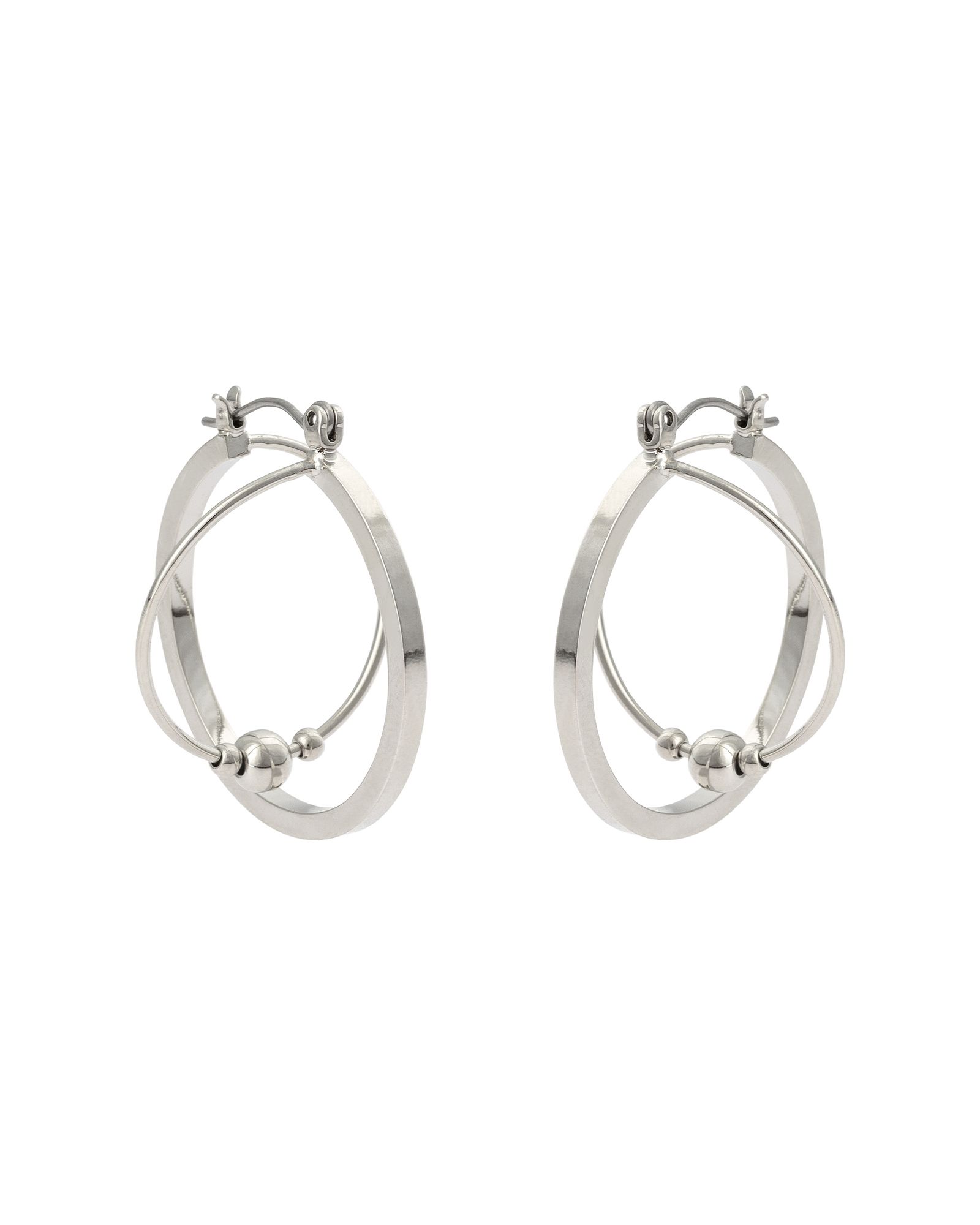 Geike Twist Bead Hoop Earrings | Oliver Bonas