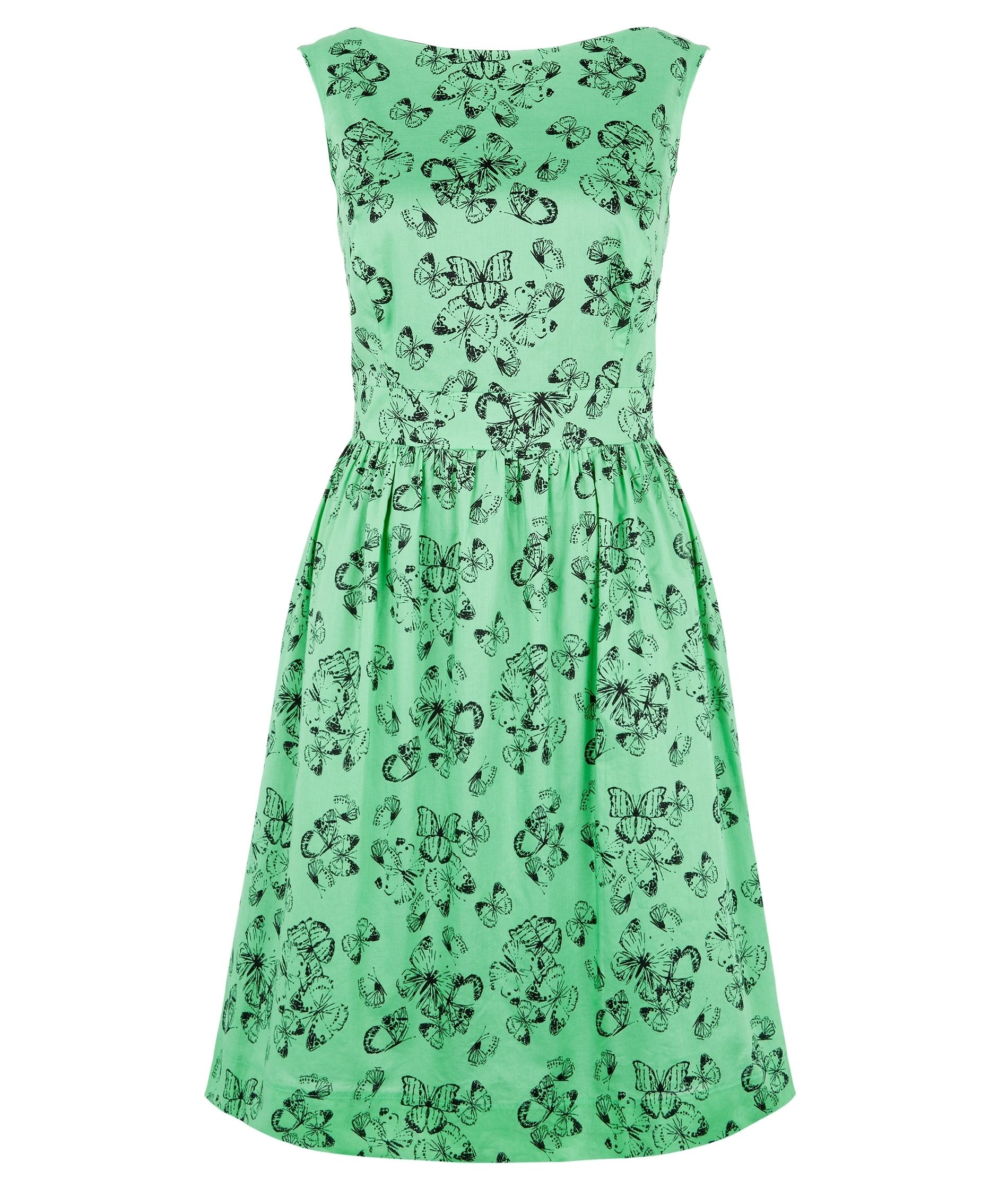 Ella Butterfly Print Prom Dress | Oliver Bonas