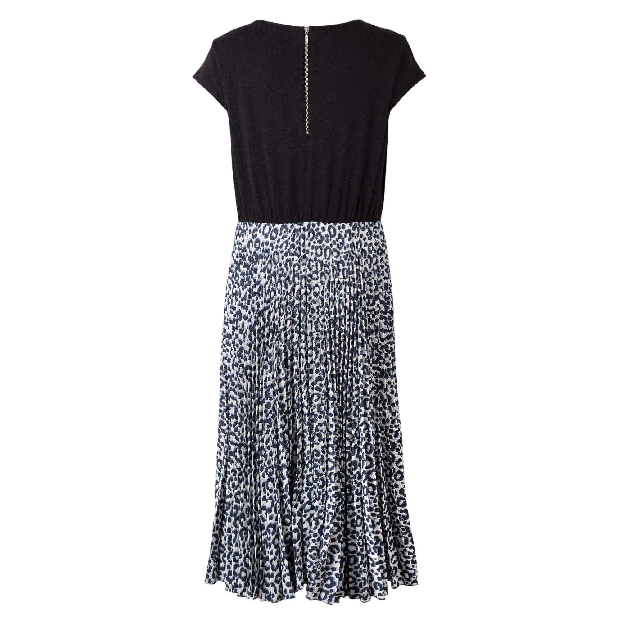 Animal Midi Pleated Skirt Dress Oliver Bonas