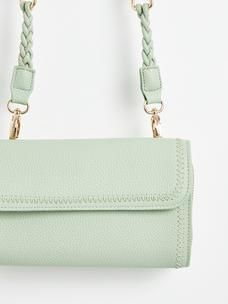 Oliver Bonas - Bright bags for sunny, spring walks 1436884, Gia Piped  Green Camera Crossbody Bag Small, 1437850, Kamora Pink Tubular Crossbody Bag  Small, 1420418