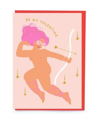 naked valentine card