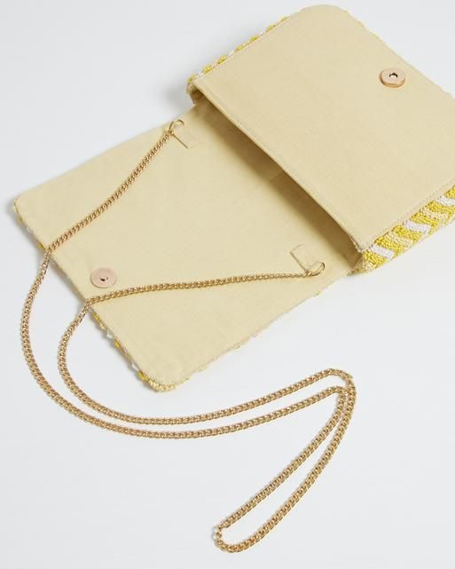 Crossbody bag Twinset Yellow in Plastic - 18862057