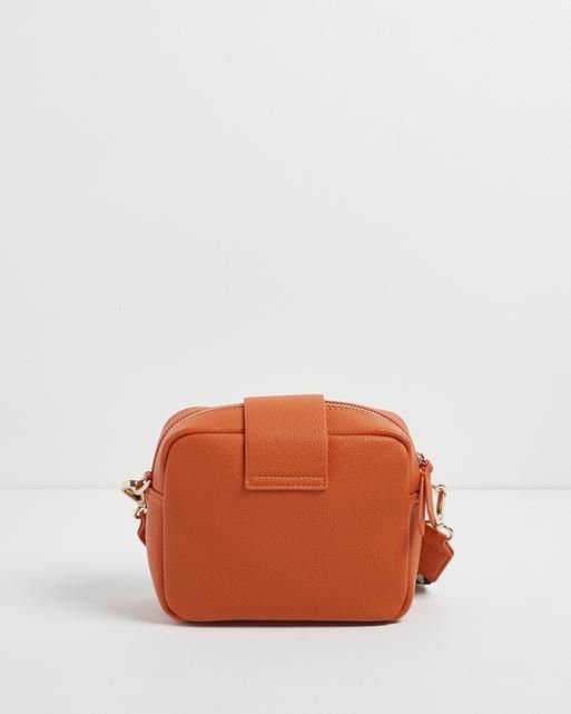 orange woven handbag – SoleJealous