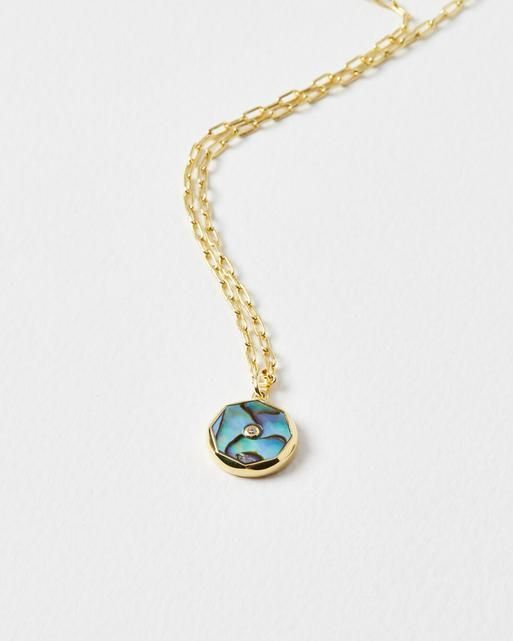 Iconic Enamel Layering Necklace, Blue – Orli Jewellery