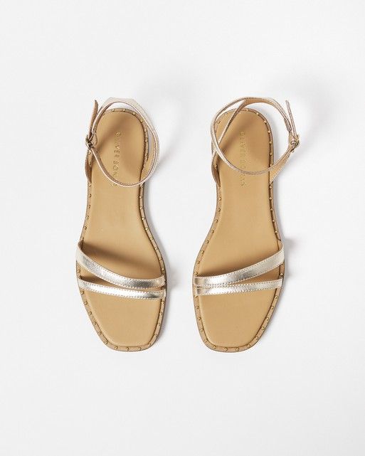 Elegant Silver Square Toe Sandal Women'S Ankle Strap Glass