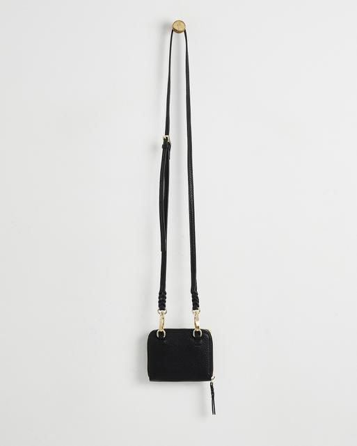 SINBONO's Black Mini Ava Crossbody Bag - Vegan Leather Handbag