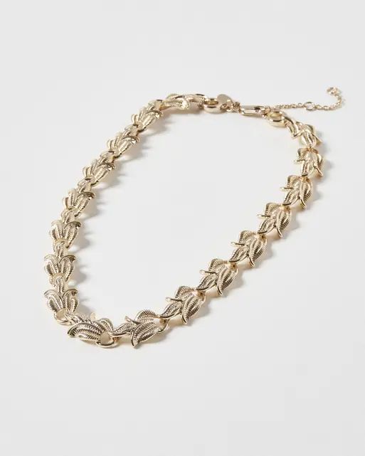 Chunky Vintage Gold Link Necklace – Estate Beads & Jewelry