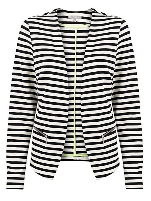 Boater Striped Jersey Jacket | Oliver Bonas