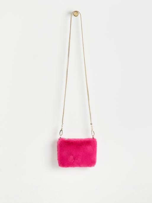 Lola Waves Strap Red & Pink Cross Body Bag | Oliver Bonas US