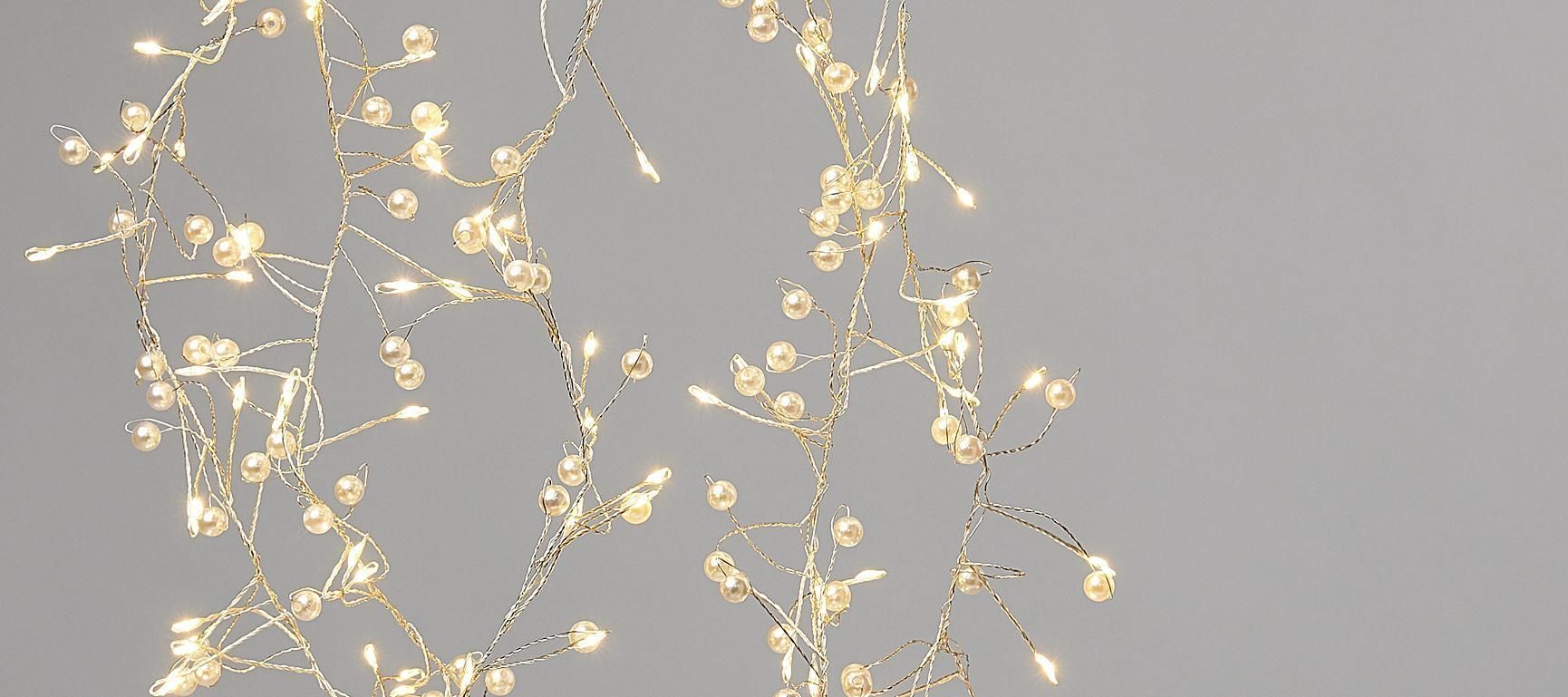 Pearl Cluster LED String Lights | Oliver Bonas