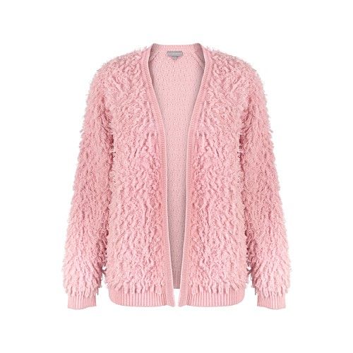 Touch Loop Pink Knit Cardigan | Oliver Bonas