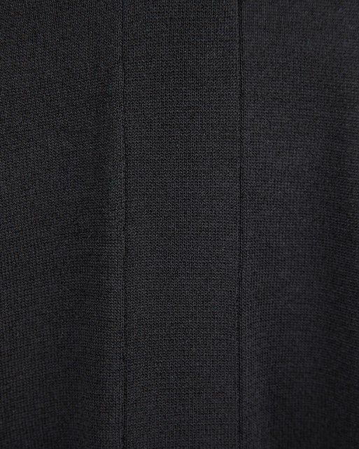 V-Neck Black Knitted Midi Tunic Dress | Oliver Bonas