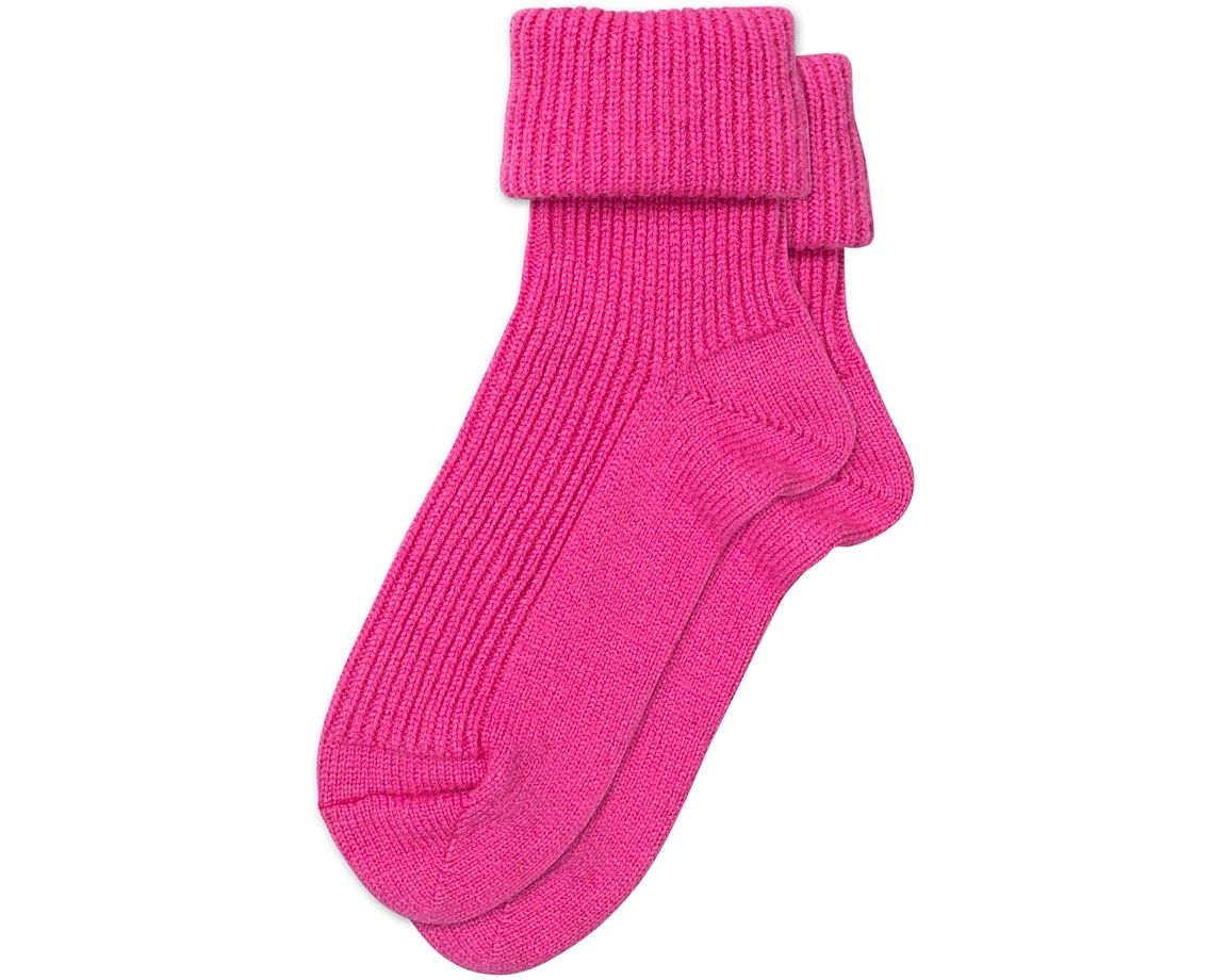 Pink Cashmere Bed Socks | Oliver Bonas