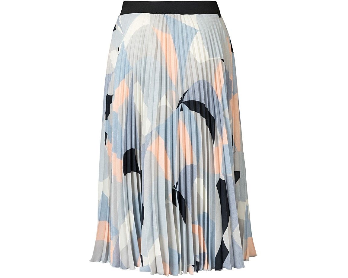Multi Refined Print Pleated Midi Skirt | Oliver Bonas